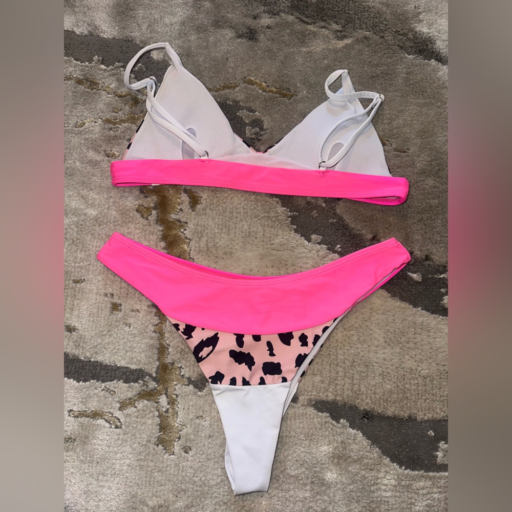 Pink Leopard Bikini - Picture 2 of 2